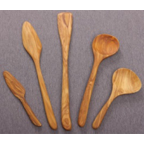 Natural Texture Olive Wood Utensil